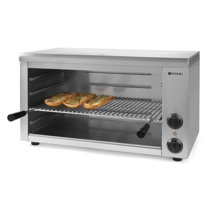 SALAMANDRE ELECTRIQUE MODELE FERME, 1 ZONE DE CHAUFFE, L 800 MM RSET-2M HENDI