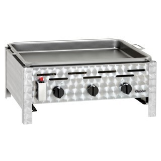 GRILL PROFESSIONNEL POUR HAMBURGER, 3 BRULEURS, GAZ EGRH3