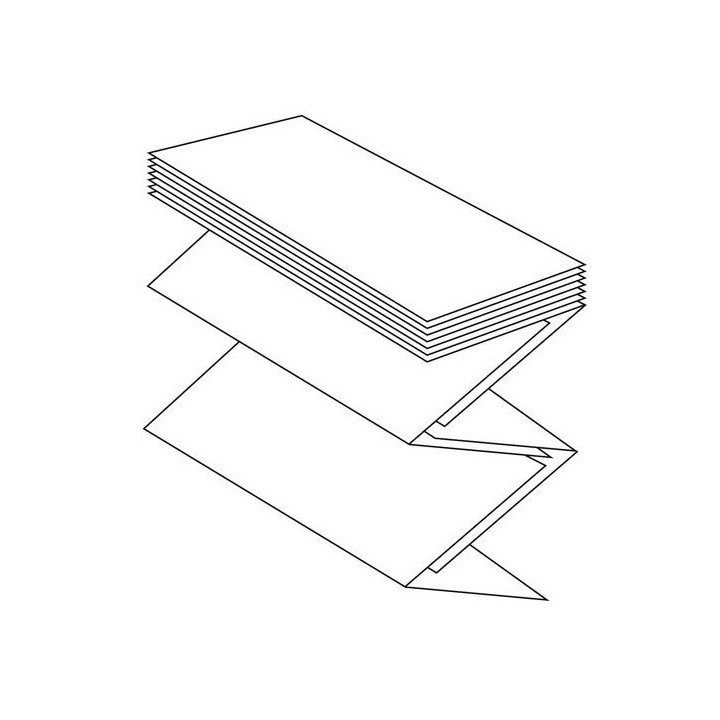 DISPENSER VOOR ZIGZAG PAPIER TE-DISTRIBUTEUR ZIGZAG
