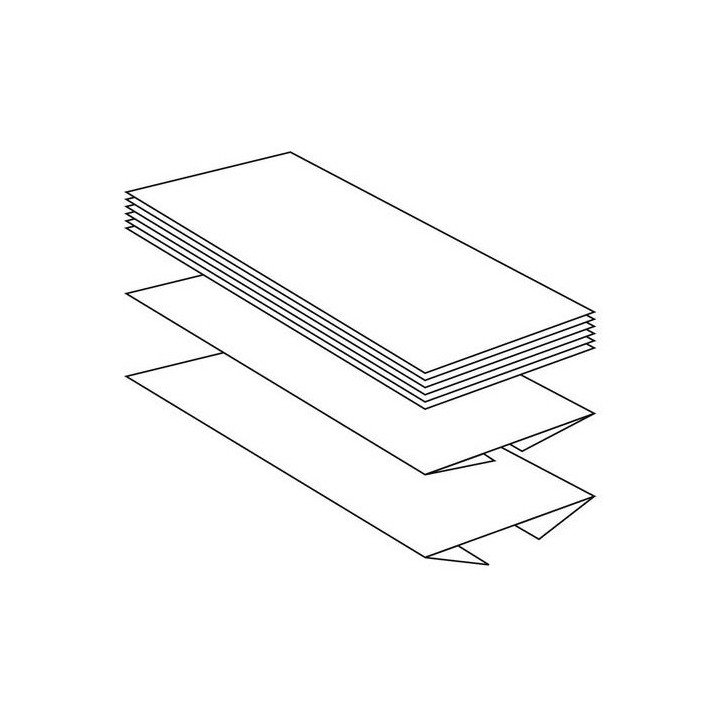 DISPENSER VOOR ZIGZAG PAPIER TE-DISTRIBUTEUR ZIGZAG