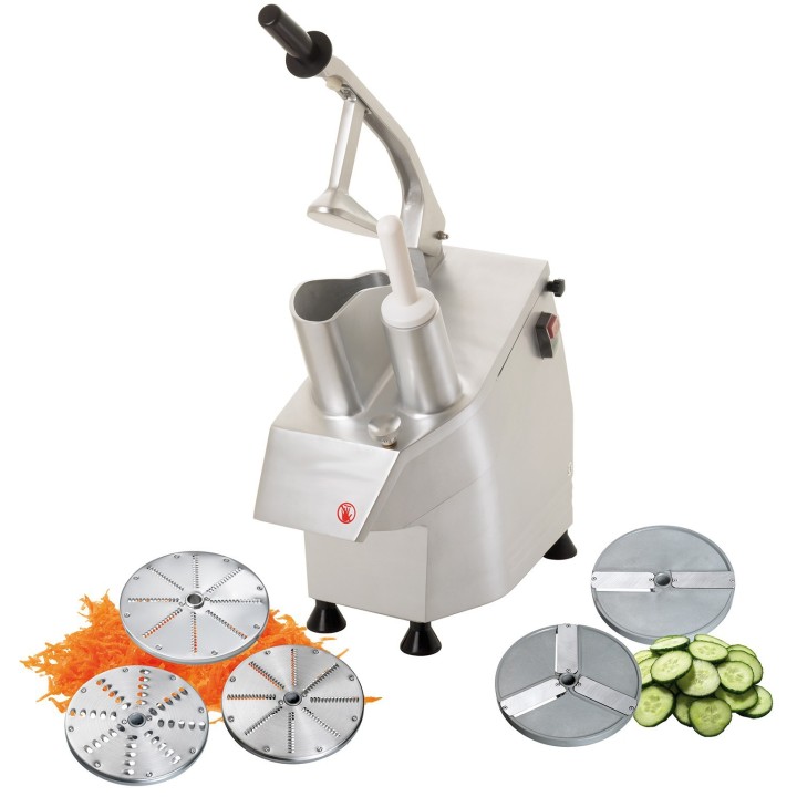 COUPE-LEGUMES ELECTRIQUE PROFESSIONNEL, 550 W, AVEC 5 DISQUES BTM SKYRAINBOW