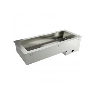DROP-IN BAIN MARIE 2 x GN 1/1, L 815 MM SEEBM2