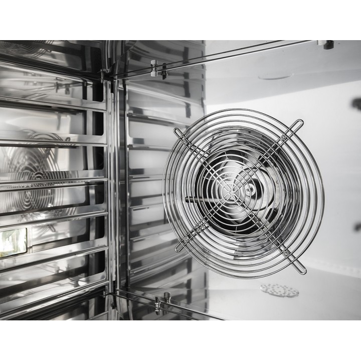 FOUR A CONVECTION ELECTRIQUE AVEC VAPEUR - 6 X GN 1/1 OU 600 X 400 MM - COMMANDES DIGITALES WATEC06D TECNODOM