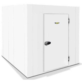 CHAMBRE DE CONGELATION ISO 80 AVEC SOL, DIMENSIONS EXTERIEURES L 1800 X P 2000 X H 2060 MM + 60 MM MCA180x200N JKS