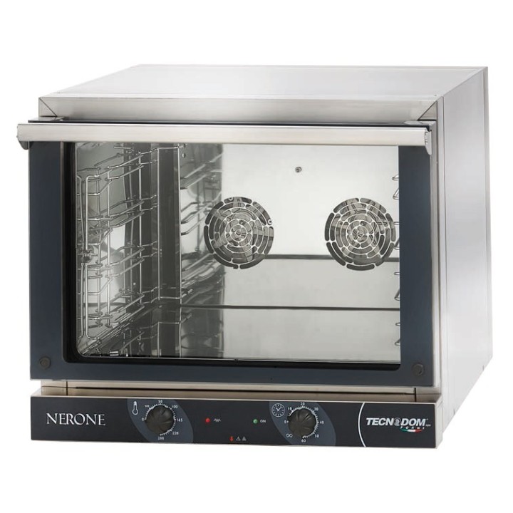 ELECTRISCHE CONVECTIEOVEN - 4 X GN 1/1 - MECANISCHE BEDIENING WATEC81R TECNODOM