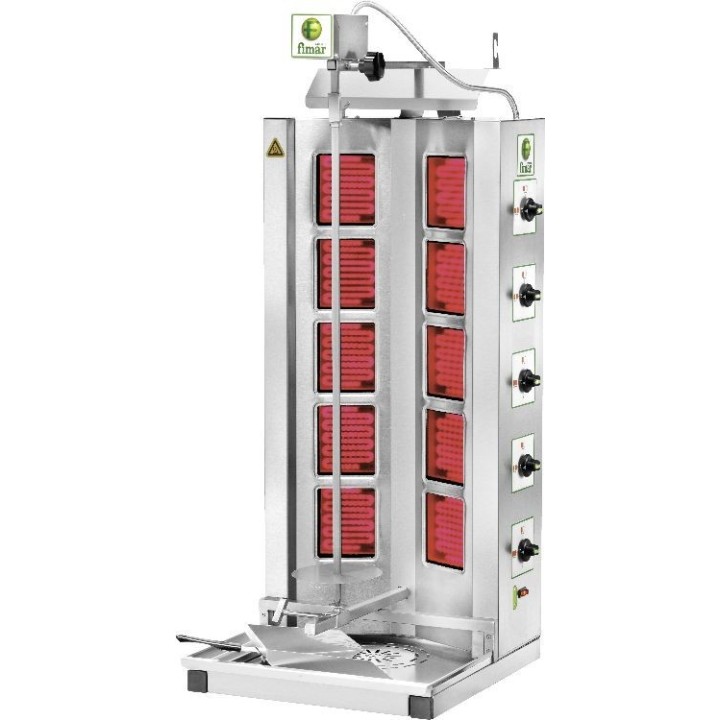 ELECTRISCHE GYROS, 10 INFRAROOD WEERSTANDEN, 85 KG EGYR100 FIMAR