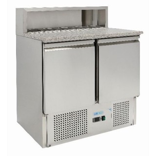 PIZZA FRIGO SALADETTE 2 DEUREN 5 x GN 1/6 VMET1000P FORCOLD