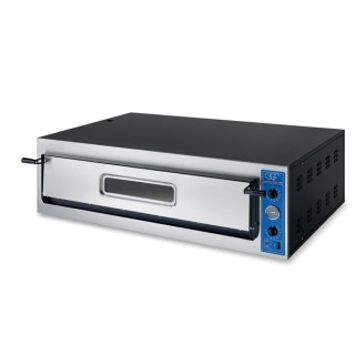 PROFESSIONELE ELECTRISCHE PIZZA OVEN IN BREEDTE, 1 X 6 PIZZA Ø 360 MM, MECHANISCHE BEDIENING, TRIFASE VE06LX GGF