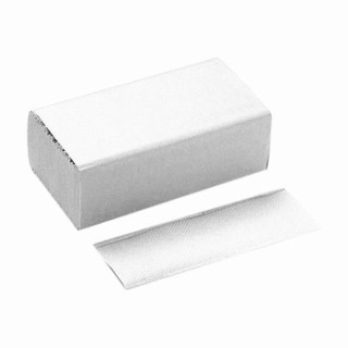 WITTE ZIGZAG HANDPAPIER 3600 STUKS, 2 LAGEN, PER 24 TE-PAPIER MAINS