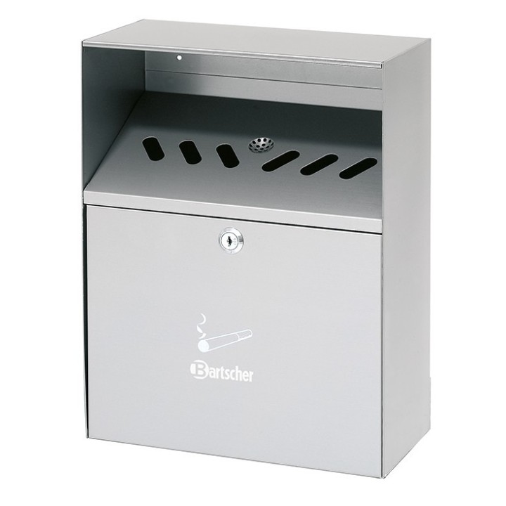 CENDRIER MURAL INOX 6,5 L HCENDRIERINOX