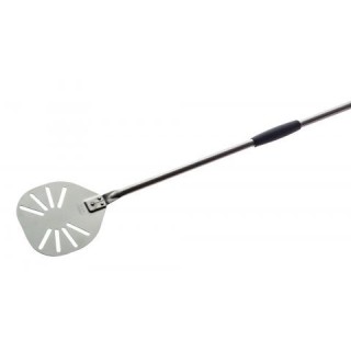 RONDE GEPERFOREERDE RVS SCHEP Ø 230 MM MET STEEL 1500 MM VEALICE23P