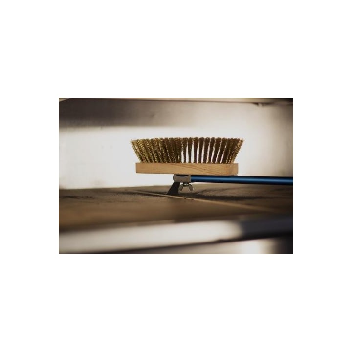 BROSSE ORIENTABLE POUR FOURS A PIZZA AVEC RACLOIR VEALICEBR