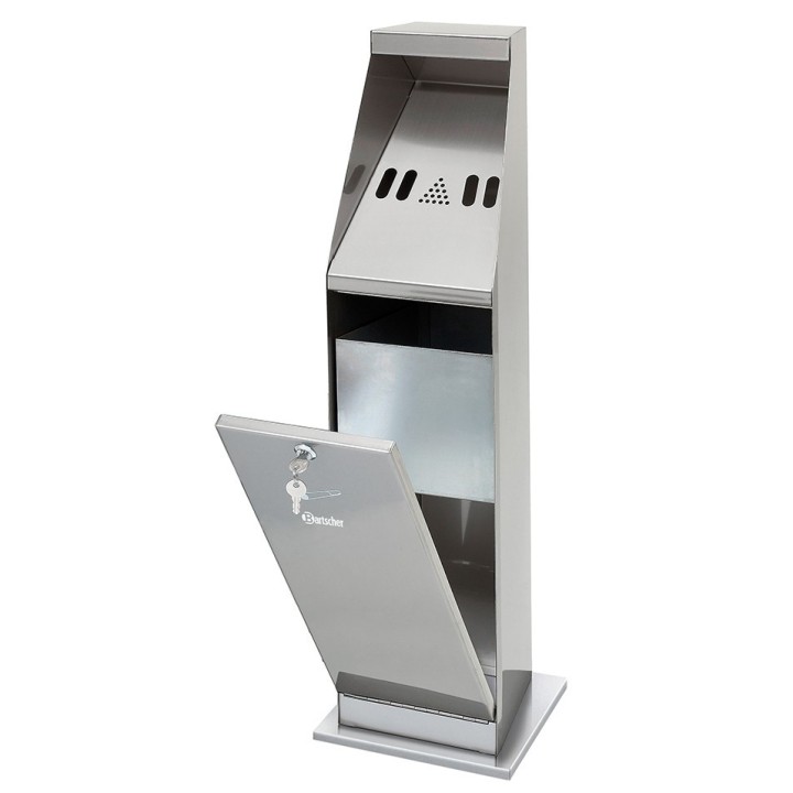 RVS ASBAK OP VOET 5,5 L HCENDRIERXL