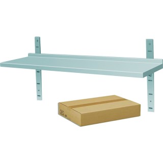 ETAGERE MURALE INOX, 1 NIVEAU, REGLABLE, L 1200 MM JERP1-12030 FORCAR