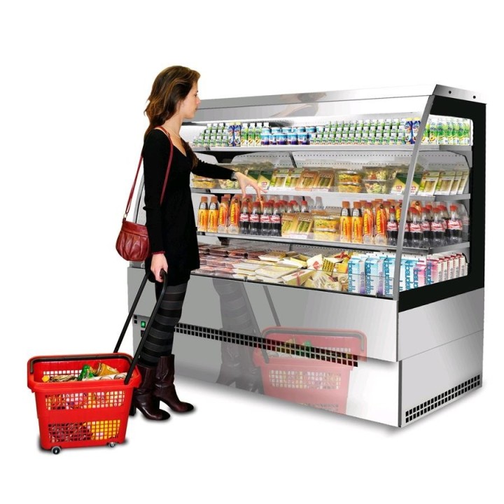 VITRINE D'EXPOSITION REFRIGEREE "SELF SERVICE", L 2400 MM LEVOSELF240 TECNODOM