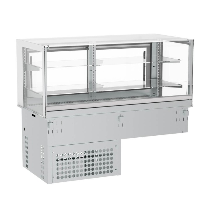 ELEMENT ENCASTRABLE VITRINE REFRIGEREE 3 x GN 1/1, L 1135 MM SEEVAV3