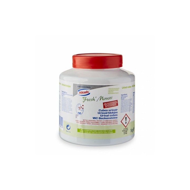 CUBES URINOIRS FRESH MOUSS (30 PCS) TE-URINO BLOC