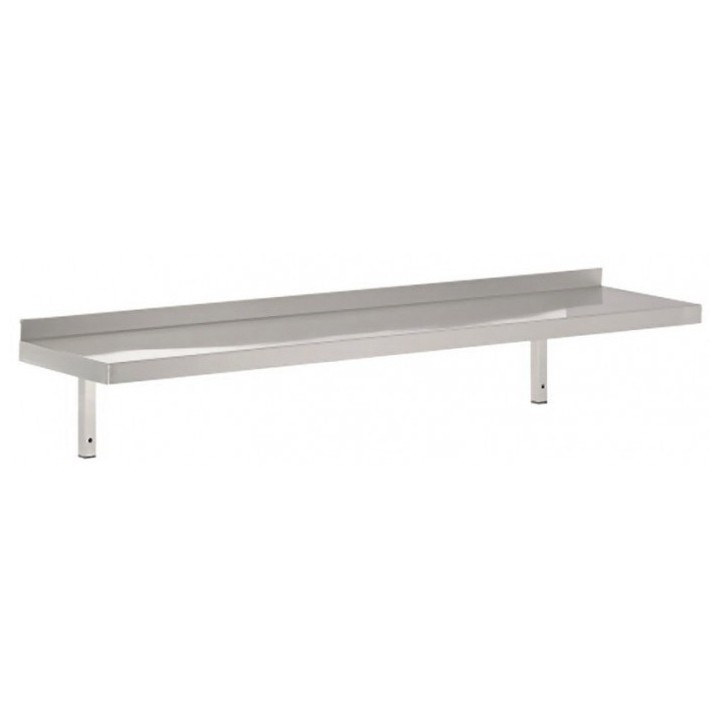 ETAGERE MURALE PLEINE FIXE 1 NIVEAU - L 800 MM JEMP1-08030