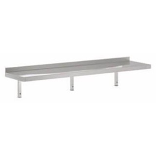 ETAGERE MURALE PLEINE FIXE 1 NIVEAU - L 1800 MM JEMP1-18030