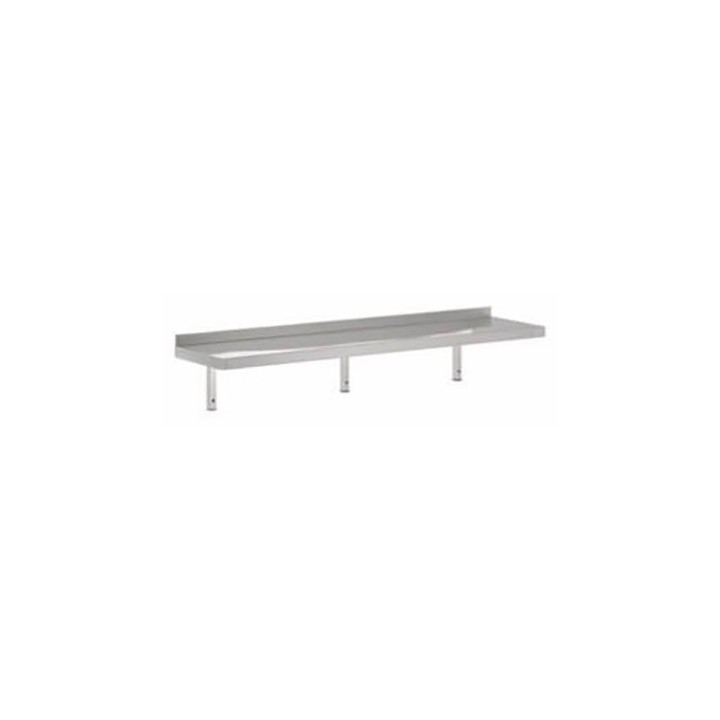 ETAGERE MURALE PLEINE FIXE 1 NIVEAU - L 2000 MM JEMP1-20040