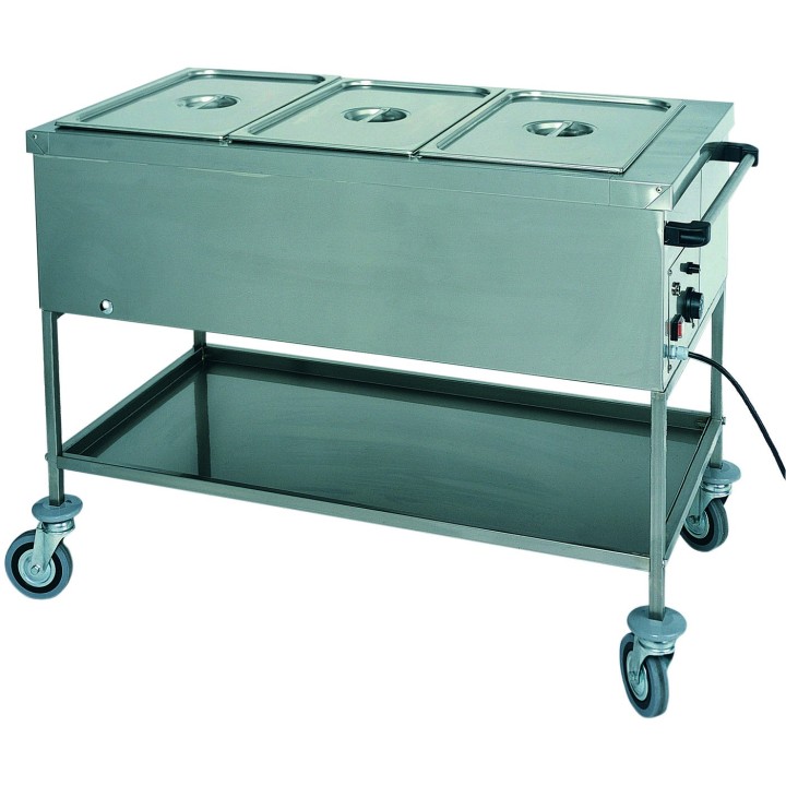BAIN-MARIE TROLLEY 2 X GN 1/1 ICBM211 FORCAR
