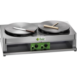 CREPIERE GAZ DOUBLE Ø 400 MM GCRPG42 FIMAR