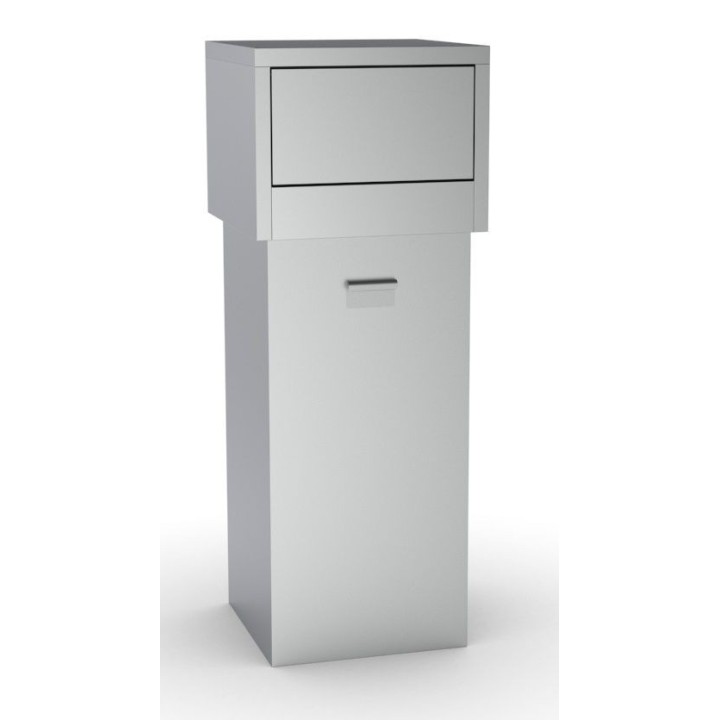 VUILNISBAK IN RVS VOOR FAST FOOD 80 L HCSNACK COMBISTEEL