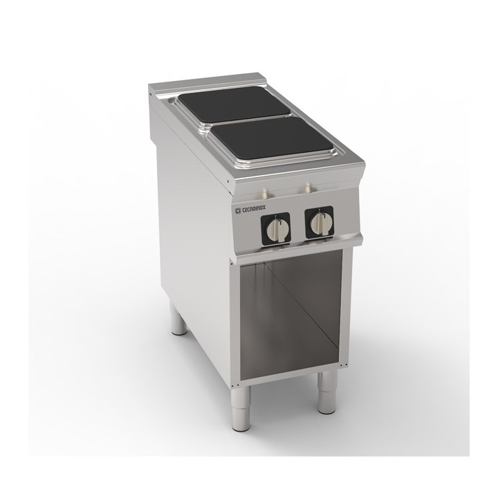 2 PLAQUES ELECTRIQUE SUR ARMOIRE OUVERTE EE2SA90 TECNOINOX