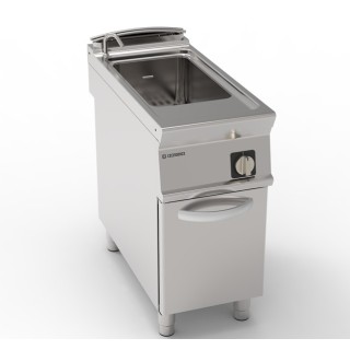 CUISEUR A PATES GAZ 1 x 40 L SUR ARMOIRE FERMEE EGC490 TECNOINOX