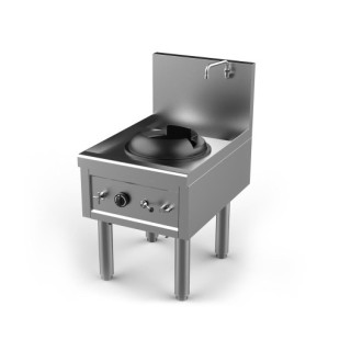 FOURNEAU WOK GAZ, 1 BRULEUR, L 610 MM YWK101