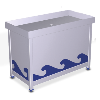 ETAL A FRUIT DE MER, L 1000 MM LEFM100 FRICOSMOS