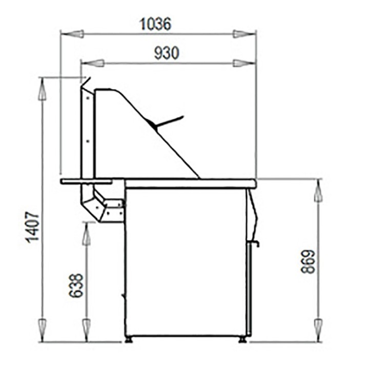 HOOG RENDEMENT GAS FRITEUSE, RONDE KUIP 1 x 18 L + VIERKANTE KUIP, ELECTRONISCH RFGS2C SOFINOR