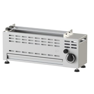 GRILL A BROCHETTES "YAKITORI" GAZ, 1 ZONE, L 700 MM YNYG0720 NAYATI