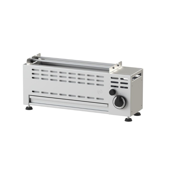 GRILL A BROCHETTES "YAKITORI" GAZ, 1 ZONE, L 700 MM YNYG0720 NAYATI
