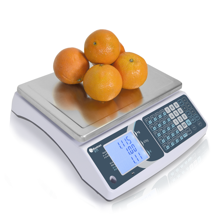 COMMERCIELE WEEGSCHAAL PRIJS/GEWICHT, TOT 30 KG, NAUWKEURIG TOT 10 GRAM IXTI030 BAXTRAN