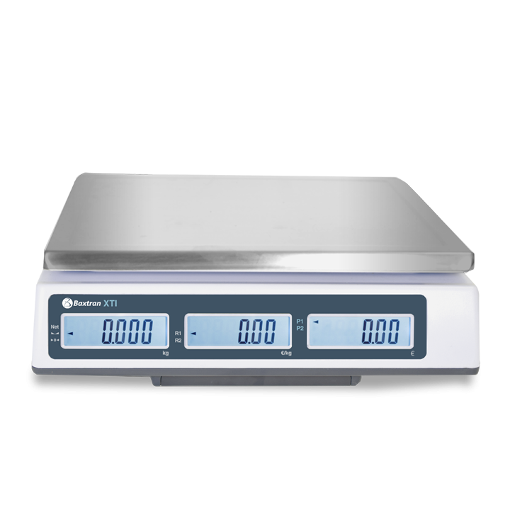 COMMERCIELE WEEGSCHAAL PRIJS/GEWICHT, TOT 30 KG, NAUWKEURIG TOT 10 GRAM IXTI030 BAXTRAN