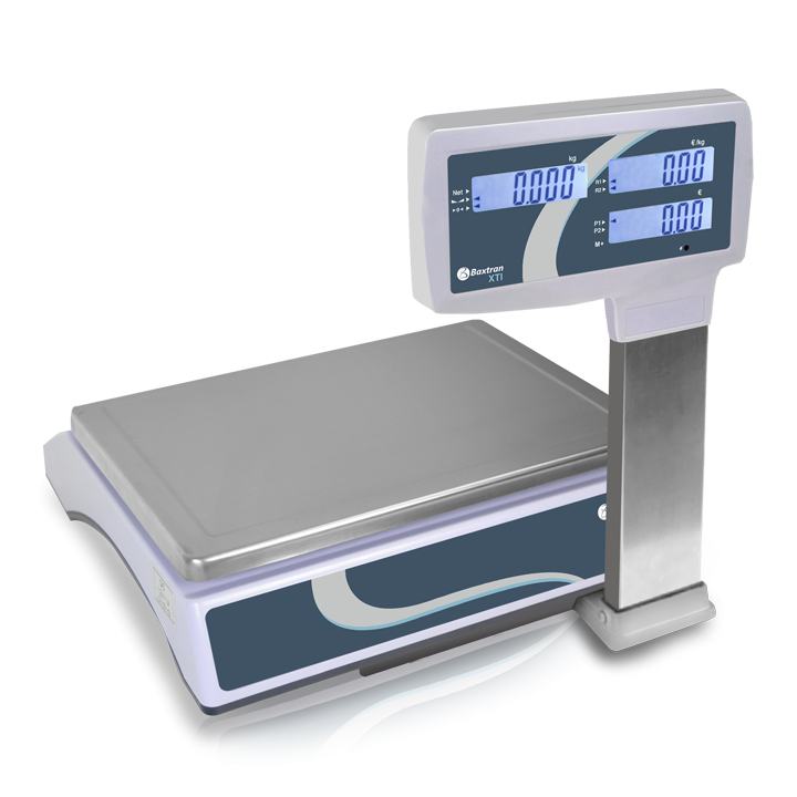 BALANCE COMMERCIALE PRIX/POIDS, JUSQU'A 30 KG, DIVISION PAR 10 GRAMMES IXTI030P BAXTRAN