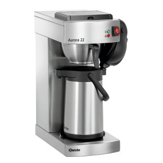 PERCOLATEUR PROFESSIONNEL AVEC THERMOS A POMPE - 90 TASSES/H NPERC1003 BARTSCHER