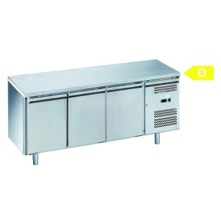 FRIGO TABLE POSITIF - 3 PORTES - PROFONDEUR 700 MM FCH73 FORCOLD