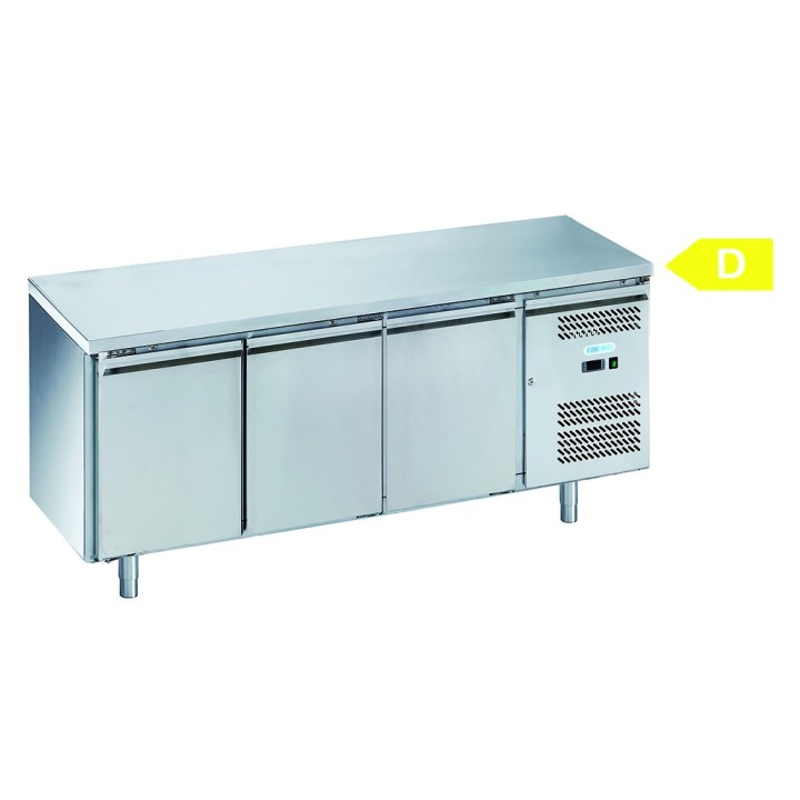 FRIGO TAFEL POSITIEF - 3 DEUR - DIEPTE 700 MM FCH73 FORCOLD