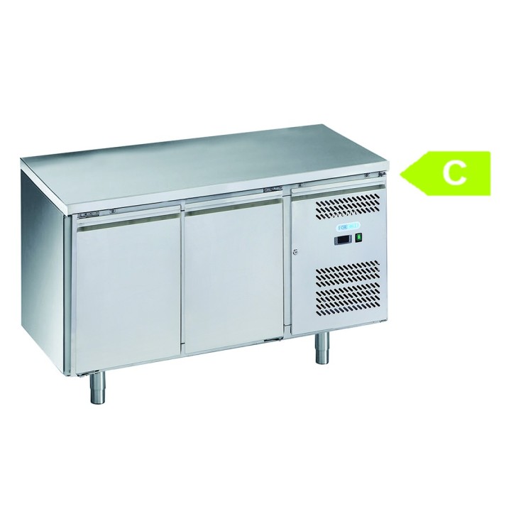 FRIGO TAFEL POSITIEF - 2 DEUR - DIEPTE 600 MM FCH62 FORCOLD