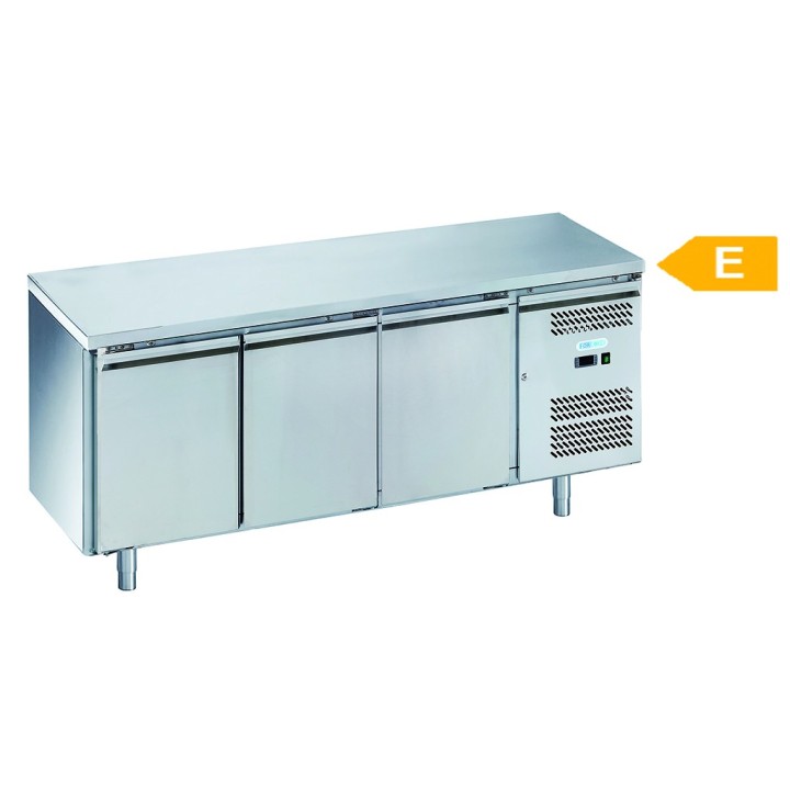 FRIGO TABLE NEGATIF - 3 PORTES - PROFONDEUR 700 MM FCH73BT FORCOLD
