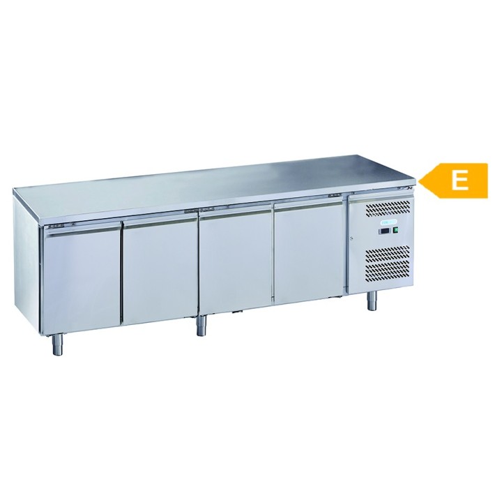 FRIGO TAFEL NEGATIEF - 4 DEUR - DIEPTE 700 MM FCH74BT FORCOLD