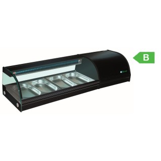 VITRINE A SUSHI 4 x GN 1/3, L 1200 MM YSUSHI-4 FORCAR