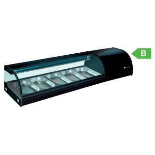 VITRINE A SUSHI 5 x GN 1/3, L 1500 MM YSUSHI-5 FORCAR