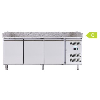 FRIGO PIZZA TAFEL - 3 DEUR - DIEPTE 800 MM VMPT23 FORCOLD