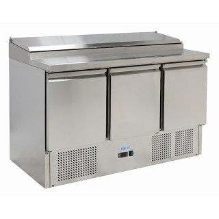 FRIGO SALADETTE, 3 DEUR, MET STRUCTUUR 8 X GN 1/6 FMET1003EN FORCOLD