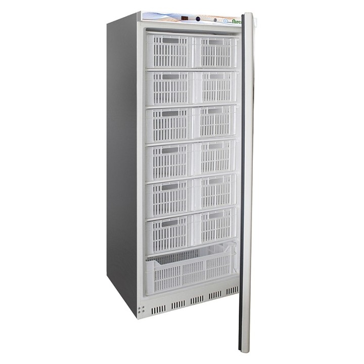 BEGLAASDE WITTE DIEPVRIESKAST GN 2/1, 570 L FKICN60V* FORCAR
