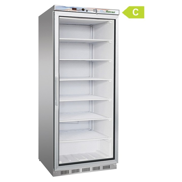 ARMOIRE DE CONGELATION INOX GN 2/1 VITREE, 570 L FKICNX60V* FORCAR