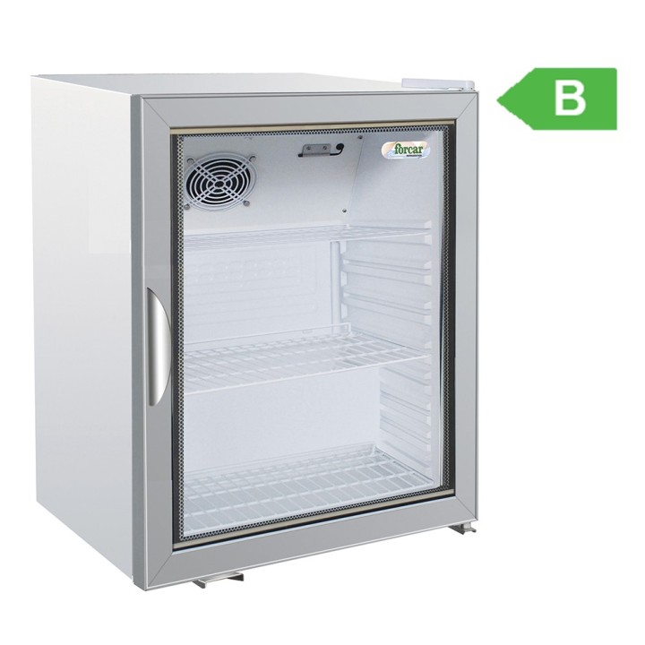 BEGLAASDE WITTE MINIBAR KOELER, 115 L FGSC100G FORCAR